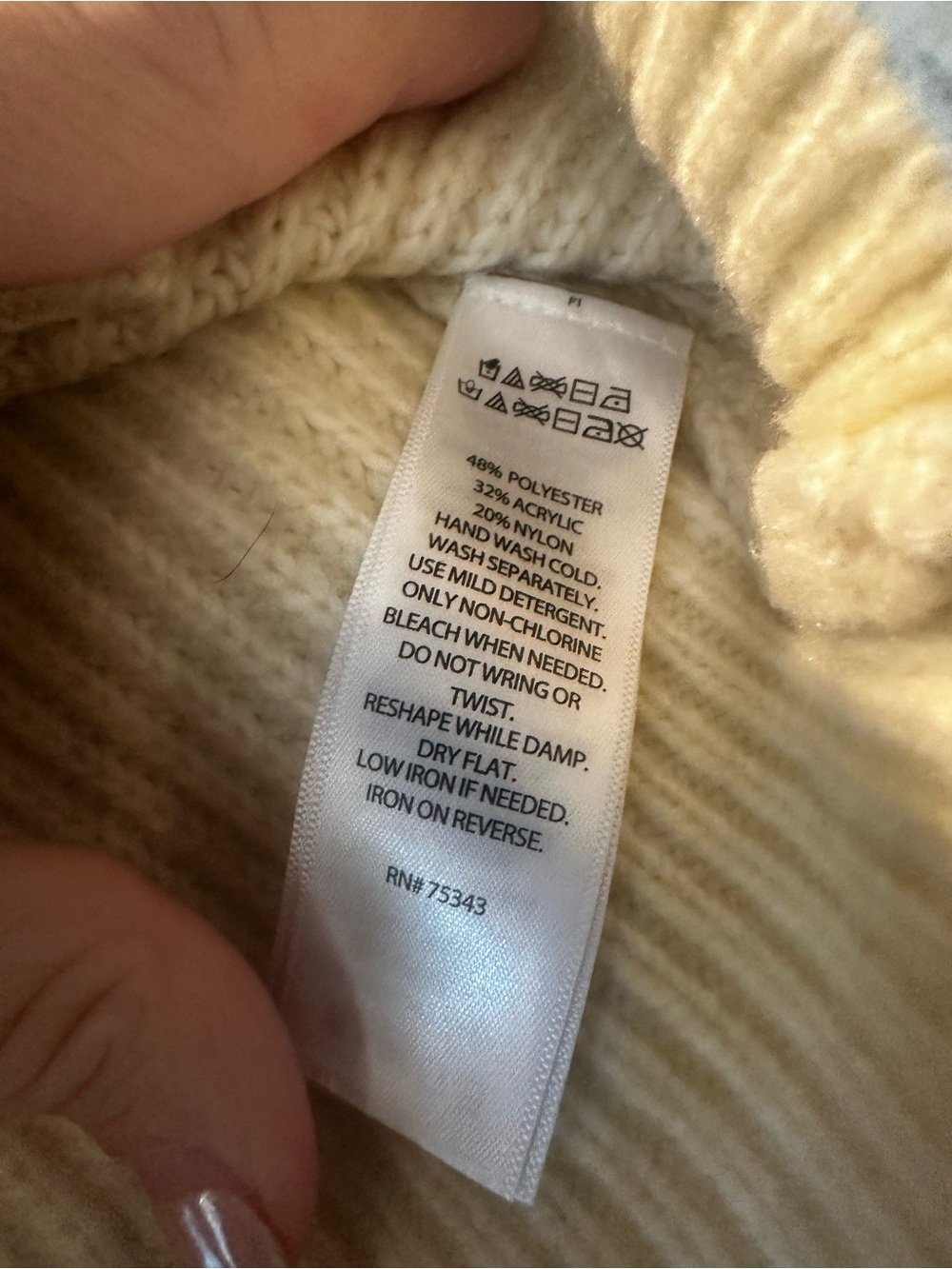 Jessica Simpson Cream Cropped Ribbed Button-Front Cardigan - Picture 4 of 4